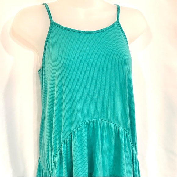 Nordstrom Teal Spring / Summer Flowy Tank Top - Picture 2 of 3